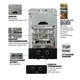Газова колонка MIXXUS GWH-0210 BASIC BLACK димохідна 10 л/хв (колір чорний) (WH0023) - зображення 5
