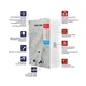 Газовая колонка MIXXUS GWH-0510 BASIC GLASS дымоходная 10 л/мин (панель из стекла с рисунком) (WH00 - изображение 6