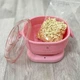 Воскоплав складной SL-400 Pink (розовый) + подарок воск в гранулах для депиляции 100 грм - изображение 1