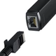 Зовнішня мережна карта USB на LAN Baseus Lite Series Ethernet Adapter (100Mbps, 15см). Black - зображення 4