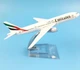 Модель літака Boeing 777 Emirates 1:400 металева лита колекційна модель пасажирського авіалайнера 16 см - зображення 4