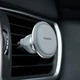 Магнитный автодержатель Baseus Magnetic Car Mount with Cable Clip (Air Vent Version). Silver - изображение 4