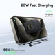 Зарядное устройство Baseus Palm Fast Charger USB-C +USB 20W (USB-C to USB-C 60W Cable) Black (P10111608113-01) - изображение 4
