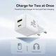 Зарядное устройство Baseus Palm Fast Charger USB-C +USB 20W (USB-C to USB-C 60W Cable) White (P10111608213-01) - изображение 6