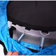 Батут дитячий Fitonix SafeJump 140 см із захисною сіткою та 6 ніжками, синій - изображение 2