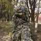 Маскировочная балаклава камуфляжная тактическая для военных 3д листья для маскировочного костюма кикиморы маскхалата - изображение 5