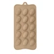 Силіконова форма для шоколаду та цукерок Easter Eggs 22*10,5*2 см Beige - изображение 3