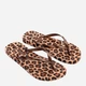 Жіночі в'єтнамки для пляжу Ipanema Animal Print 83846-BP653 39 (24.5 см) Коричневі (7900204536257) - зображення 1