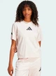 Футболка хлопковая женская Adidas W Z.N.E. Tee JF4781 XL Wonder Quartz (4067894842563) - изображение 1