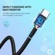 Дата кабель USB 2.0 AM to USB-C 1.0m US288 Aluminum Braid Black Ugreen (60126) (346918) - зображення 5