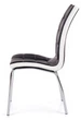 Стілець для кухні та вітальні Halmar K186 Чорно-Білий (5905248117006) - зображення 2