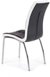 Стілець для кухні та вітальні Halmar K186 Чорно-Білий (5905248117006) - зображення 3