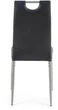 Krzesło do kuchni i salonu Halmar K202 Czarne (5905248117181) - obraz 7