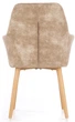 Krzesło do kuchni i salonu Halmar K287 Beżowe (5905248117860) - obraz 7