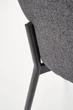 Krzesło do kuchni i salonu Halmar K373 Popielate (5905248118881) - obraz 2
