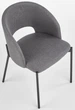 Krzesło do kuchni i salonu Halmar K373 Popielate (5905248118881) - obraz 8