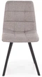 Krzesło do kuchni i salonu Halmar K402 Popielate (5905248119352) - obraz 2