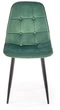 Стілець для кухні та вітальні Halmar K417 Темно-зелений (5905248119567) - зображення 5