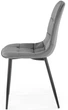 Стілець для кухні та вітальні Halmar K417 Сірий (5905248119581) - зображення 5