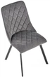 Стілець для кухні та вітальні Halmar K450 Сірий (5905248119758) - зображення 4