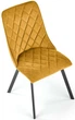 Krzesło do kuchni i salonu Halmar K450 Musztardowe (5905248119741) - obraz 7