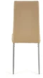 Стілець для кухні та вітальні Halmar K70 з екошкіри Світло-коричневий (5905248121355) - зображення 2