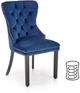 Krzesło do kuchni i salonu Halmar Miya Granatowe (5905248121577) - obraz 1