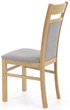 Krzesło do kuchni i salonu Halmar Gepard 2 Popielate/Dąb miodowy (5905248122031) - obraz 3