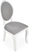 Стілець для кухні та вітальні Halmar Velo Сірий/Білий (5905248122703) - зображення 3