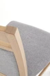 Krzesło do kuchni i salonu Halmar Gepard 2 Popielate/Dąb miodowy (5905248122031) - obraz 6