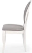 Стілець для кухні та вітальні Halmar Velo Сірий/Білий (5905248122703) - зображення 8