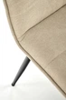 Krzesło do kuchni i salonu Halmar K493 Beżowe (5905248125902) - obraz 3