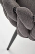 Стілець для кухні та вітальні Halmar K516 Попелястий (5905248126343) - зображення 4