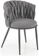 Стілець для кухні та вітальні Halmar K516 Попелястий (5905248126343) - зображення 9