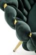 Стілець для кухні та вітальні Halmar K517 зі золотим каркасом Темно-зелений (5905248126350) - зображення 16