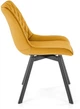 Krzesło do kuchni i salonu Halmar K520 obrotowe Musztardowe (5905248132009) - obraz 10