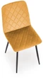 Стілець для кухні та вітальні Halmar K525 Гірчичний (5905248132047) - зображення 9