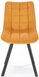 Стілець для кухні та вітальні Halmar K549 Гірчичний (5905248132702) - зображення 7