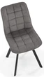 Krzesło do kuchni i salonu Halmar K549 Popielate (5905248132726) - obraz 9