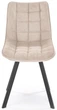Krzesło do kuchni i salonu Halmar K549 Beżowe (5905248132696) - obraz 7