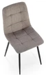 Стілець для кухні та вітальні Halmar K560 Попелястий (5905248132962) - зображення 9