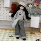 Коллекционная BJD кукла с комплектом одежды и аксессуарами(клетчатые штанишки) 30 см - изображение 1