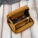 Кошелек женский кожаный для карточек Paolo Peruzzi SL-07-MNG Желтый (5905567219665) - изображение 4