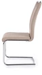 Krzesło do kuchni i salonu Halmar K224 na płozach Cappucino (5905248117396) - obraz 2