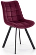 Стілець для кухні та вітальні Halmar K332 Бордовий (5905248118348) - зображення 1
