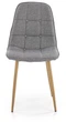 Стілець для кухні та вітальні Halmar K316 Сірий (5905248118249) - зображення 7