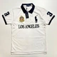 Футболка Polo Ralph Lauren Los Angeles білого кольору з коміром, поло ральф лорен, лос анжелес, розмір S - зображення 1