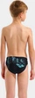 Плавки-слипы для мальчиков Arena TALES SWIM BRIEFS черный, бирюзовый Дит 140 см - изображение 4