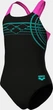 Купальник слитный для девушек Arena SUNRISE SWIMSUIT SWIM PRO BACK черный, бирюзовый, розовый Дети 164 см - изображение 6