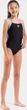 Купальник слитный для девушек Arena SWIMSUIT LIGHT DROP SOLID черный Дети 116 см - зображення 2